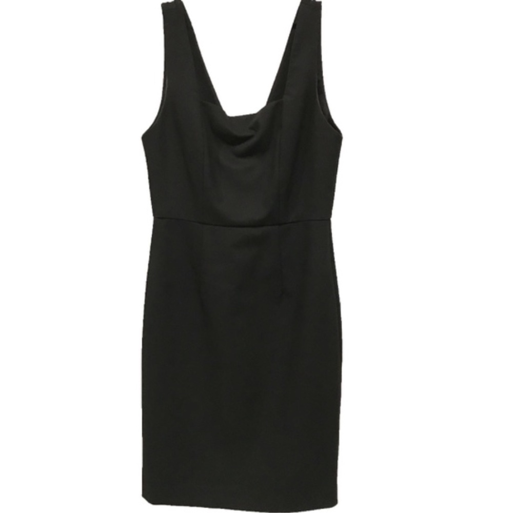 Alice + Olivia Employed Black Sleeveless Dress